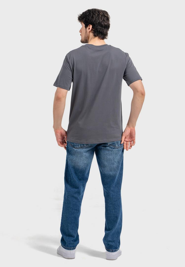 OLDSKULL OLDSKULL Basic Oldskull 25 Logo T-Shirt Herren - Dark Grey - 5 | SportScheck