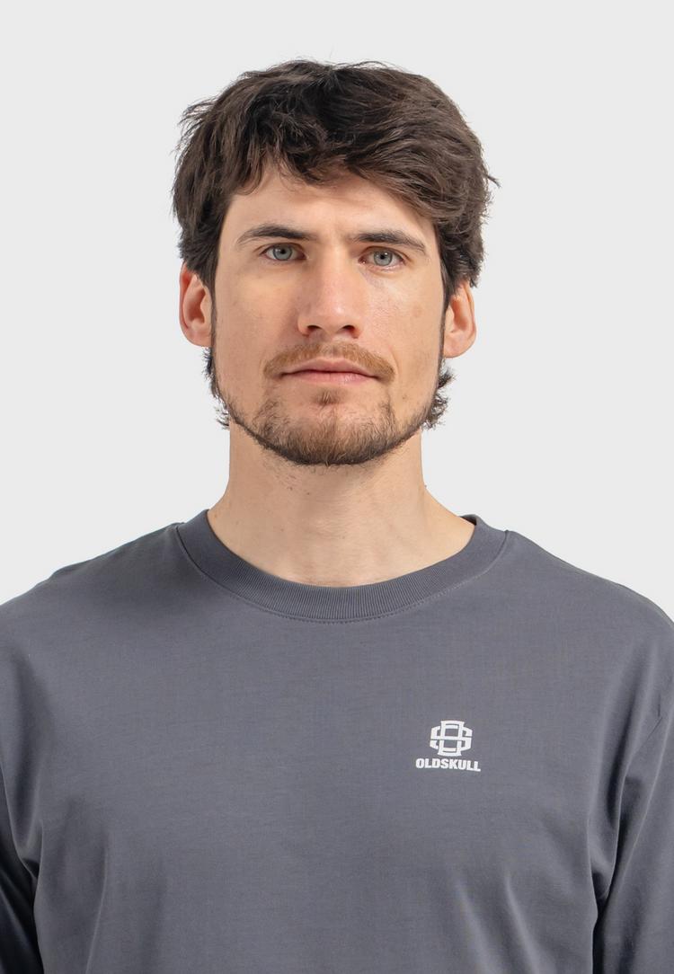 OLDSKULL OLDSKULL Basic Oldskull 25 Logo T-Shirt Herren - Dark Grey - 0 | SportScheck