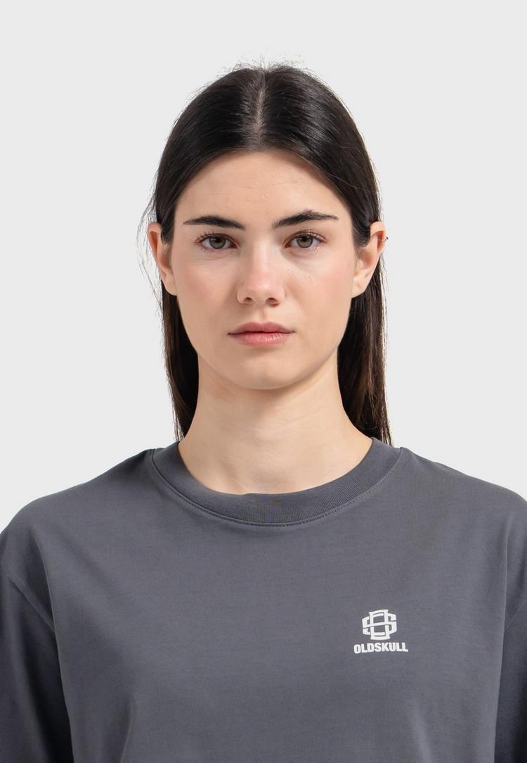 OLDSKULL OLDSKULL Basic Oldskull 25 Logo T-Shirt Herren - Dark Grey - 1 | SportScheck