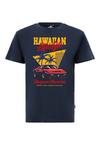 OLDSKULL Wrldvibe Aloha Legend Graphic Printshirt Herren - Navy Blue