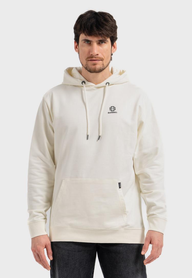 OLDSKULL OLDSKULL Basic Oldskull 25 Logo Hoodie - Off White - 0 | SportScheck