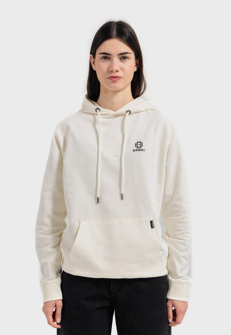 OLDSKULL OLDSKULL Basic Oldskull 25 Logo Hoodie - Off White - 2 | SportScheck