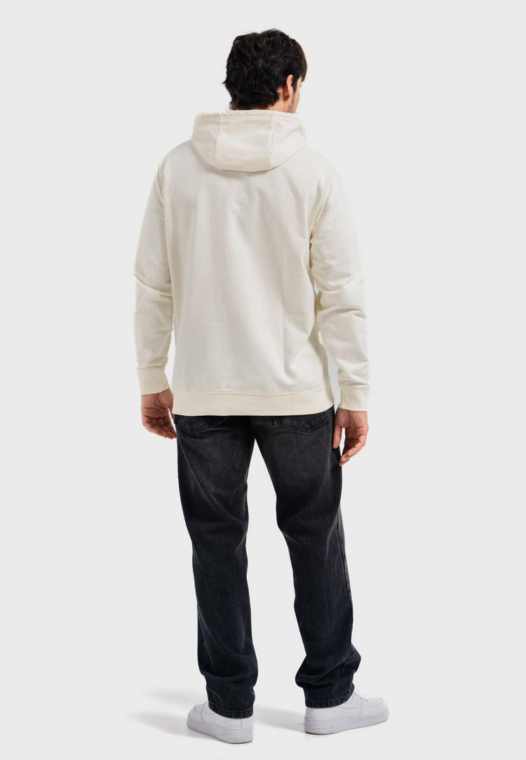 OLDSKULL OLDSKULL Basic Oldskull 25 Logo Hoodie - Off White - 4 | SportScheck