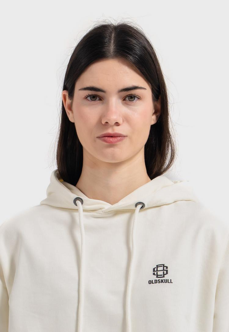 OLDSKULL OLDSKULL Basic Oldskull 25 Logo Hoodie - Off White - 1 | SportScheck