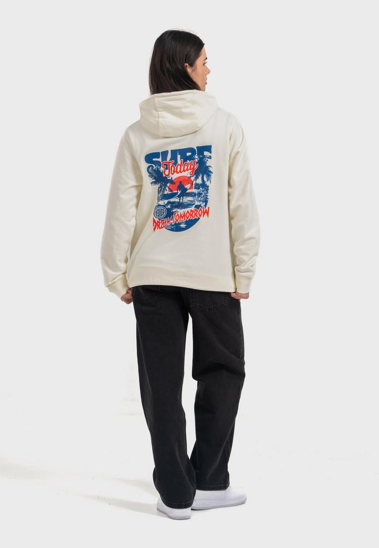 OLDSKULL OLDSKULL Wrldvibe Surf Dreams Graphic Hoodie - Off White - 1 | SportScheck