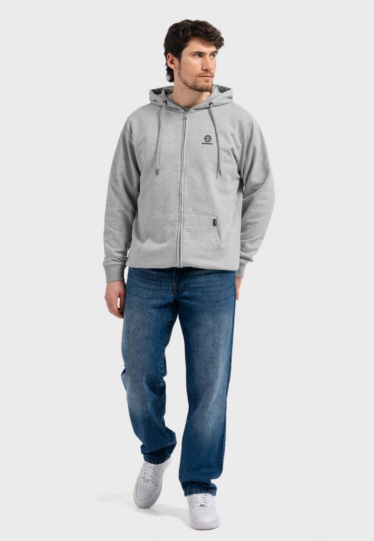 OLDSKULL OLDSKULL Basic Oldskull 25 Logo Sweatjacke - Heather Grey - 1 | SportScheck