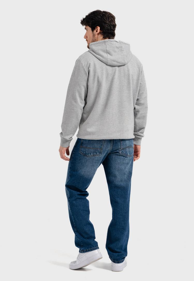 OLDSKULL OLDSKULL Basic Oldskull 25 Logo Sweatjacke - Heather Grey - 4 | SportScheck