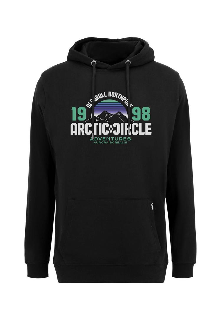 OLDSKULL OLDSKULL Wrldvibe Aurora Mountain Quest Graphic Hoodie Herren - Black - 0 | SportScheck