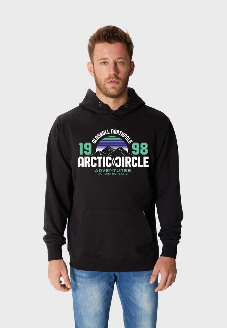 OLDSKULL OLDSKULL Wrldvibe Aurora Mountain Quest Graphic Hoodie Herren - Black - 0 | SportScheck