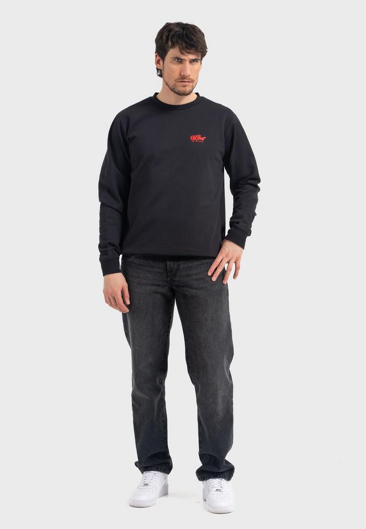 OLDSKULL OLDSKULL Wrldvibe Tentacle Spectacle Logo Graphic Sweatshirt Herren - Black - 2 | SportScheck