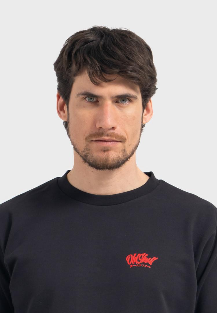 OLDSKULL OLDSKULL Wrldvibe Tentacle Spectacle Logo Graphic Sweatshirt Herren - Black - 1 | SportScheck