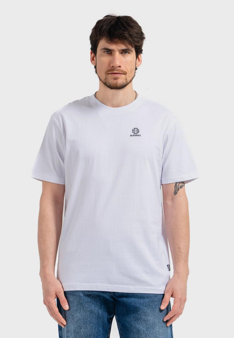 OLDSKULL OLDSKULL Basic Oldskull 25 Logo T-Shirt Herren - White - 0 | SportScheck