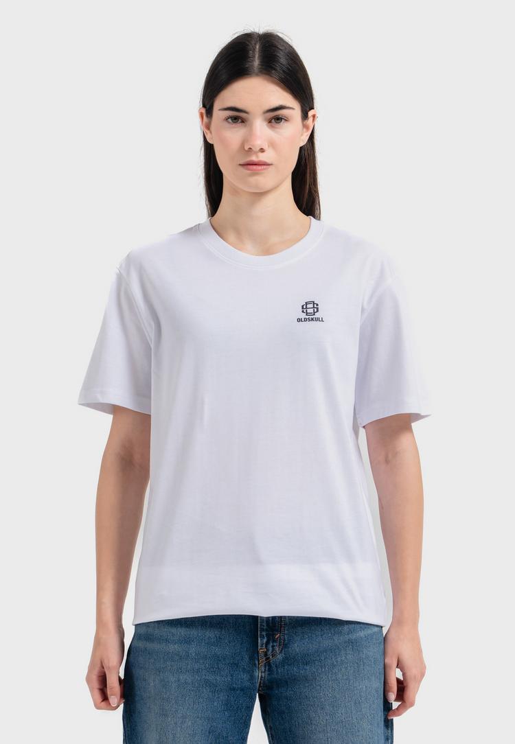OLDSKULL OLDSKULL Basic Oldskull 25 Logo T-Shirt Herren - White - 2 | SportScheck