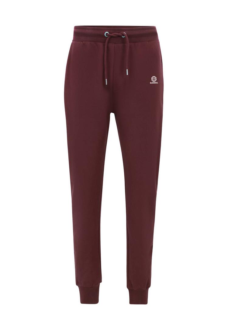 OLDSKULL OLDSKULL Basic Oldskull 25 Logo Trainingshose - Burgundy - 0 | SportScheck
