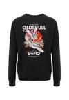 OLDSKULL Asian Crane Beauty Logo Graphic Sweatshirt Herren - Black