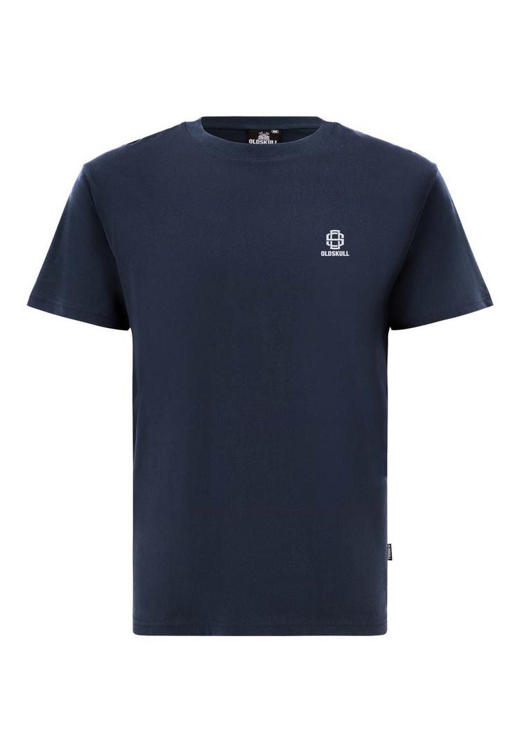 OLDSKULL OLDSKULL Basic Oldskull 25 Logo T-Shirt Herren - Navy Blue - 0 | SportScheck