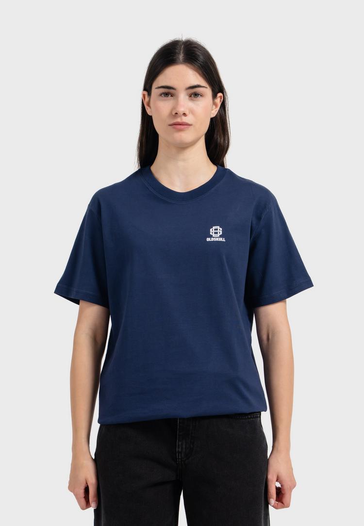 OLDSKULL OLDSKULL Basic Oldskull 25 Logo T-Shirt Herren - Navy Blue - 2 | SportScheck