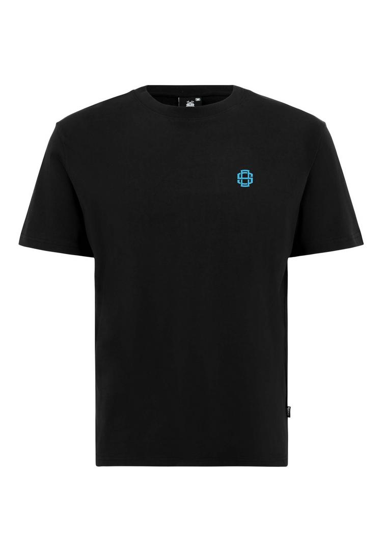 OLDSKULL OLDSKULL Retro Pixel Wave Logo Graphic Printshirt Herren - Black - 0 | SportScheck