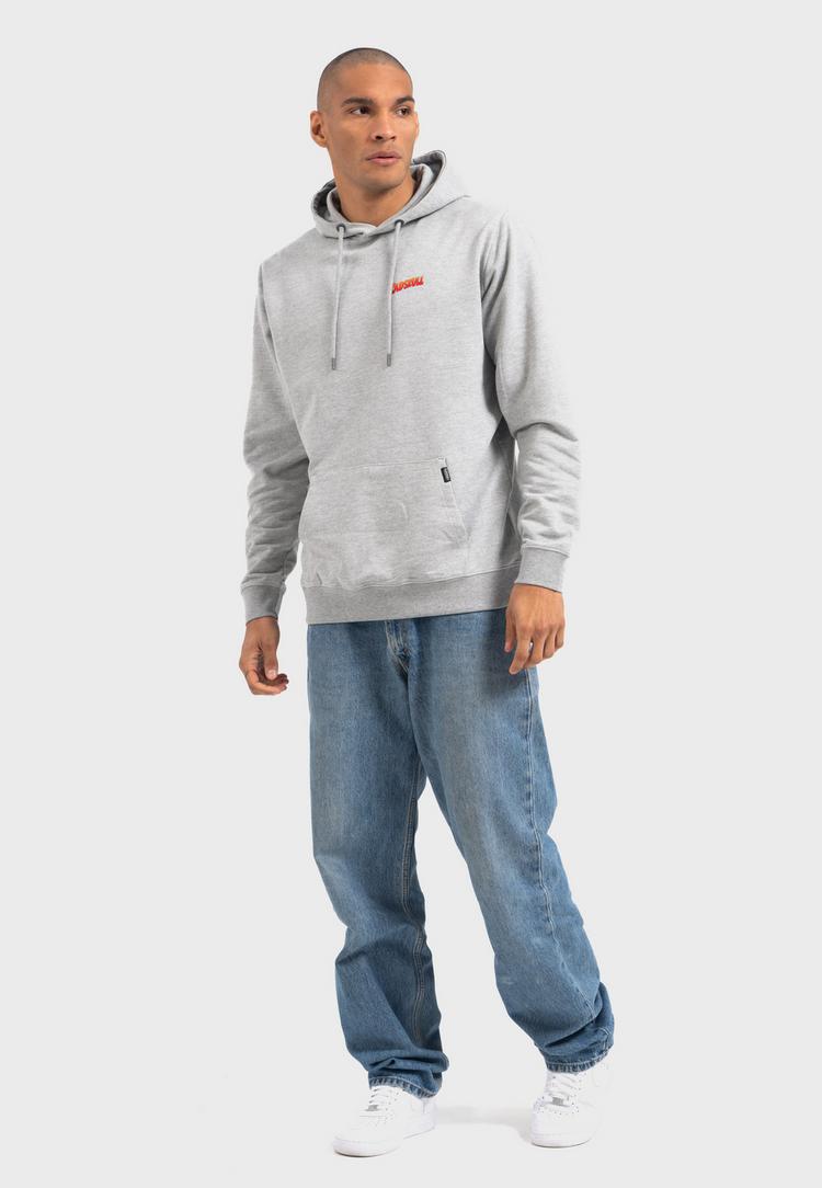 OLDSKULL OLDSKULL Retro Pixel Lady Logo Graphic Hoodie Herren - Heather Grey - 3 | SportScheck