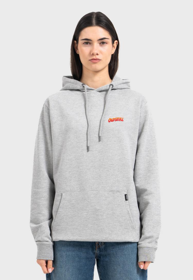 OLDSKULL OLDSKULL Retro Pixel Lady Logo Graphic Hoodie Herren - Heather Grey - 4 | SportScheck
