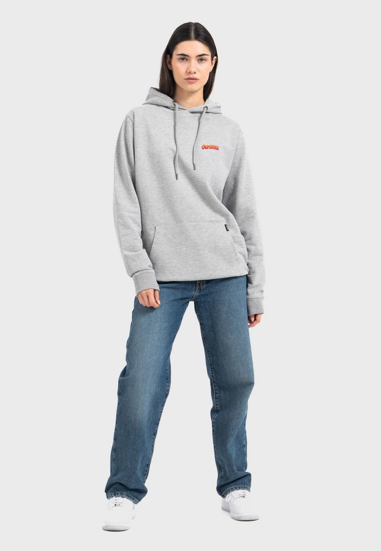 OLDSKULL OLDSKULL Retro Pixel Lady Logo Graphic Hoodie Herren - Heather Grey - 5 | SportScheck