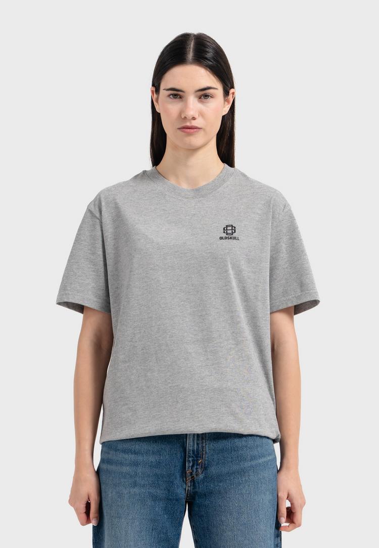 OLDSKULL OLDSKULL Basic Oldskull 25 Logo T-Shirt Herren - Heather Grey - 2 | SportScheck