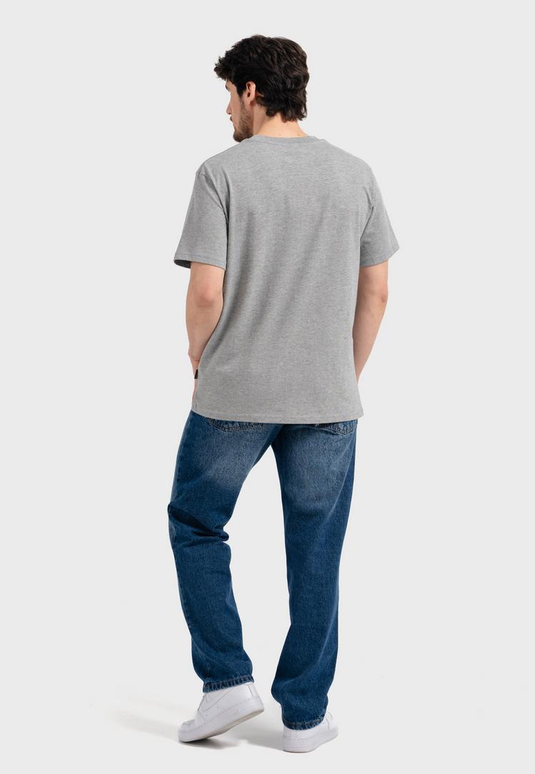 OLDSKULL OLDSKULL Basic Oldskull 25 Logo T-Shirt Herren - Heather Grey - 7 | SportScheck