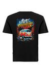 OLDSKULL Retro Roadtrip Logo Graphic Printshirt - Black