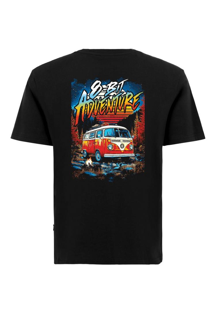OLDSKULL OLDSKULL Retro Roadtrip Logo Graphic Printshirt - Black - 0 | SportScheck