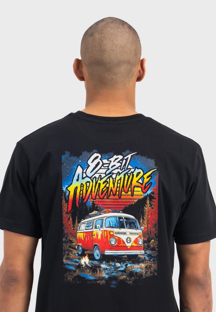 OLDSKULL OLDSKULL Retro Roadtrip Logo Graphic Printshirt - Black - 0 | SportScheck