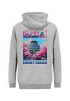 OLDSKULL Retro Cherry Chaser Logo Graphic Hoodie - Heather Grey