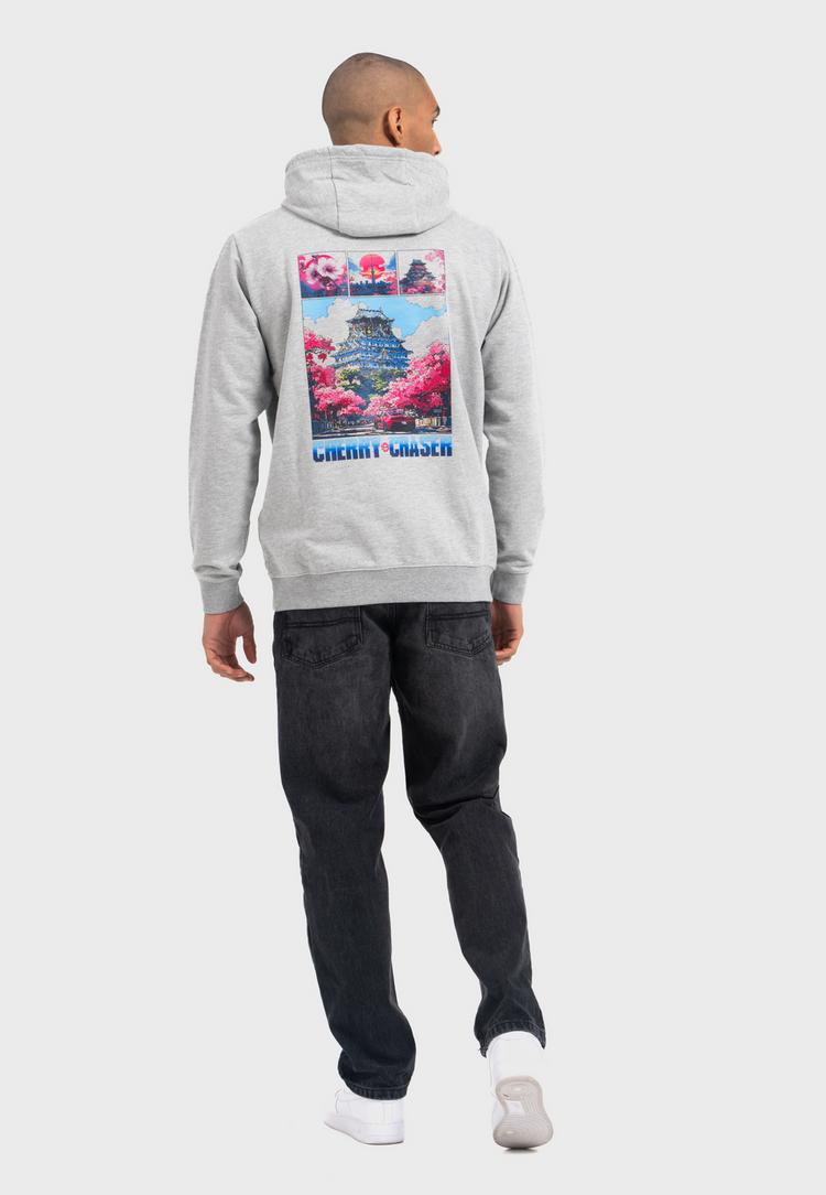 OLDSKULL OLDSKULL Retro Cherry Chaser Logo Graphic Hoodie - Heather Grey - 0 | SportScheck