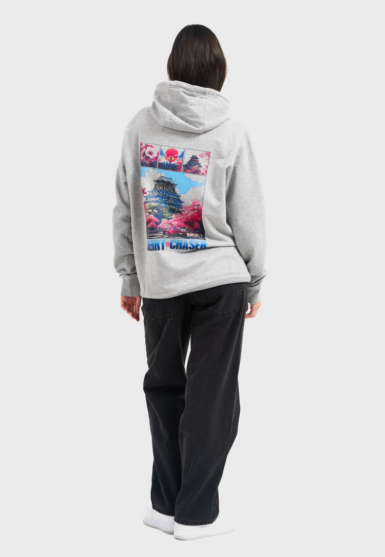 OLDSKULL OLDSKULL Retro Cherry Chaser Logo Graphic Hoodie - Heather Grey - 1 | SportScheck