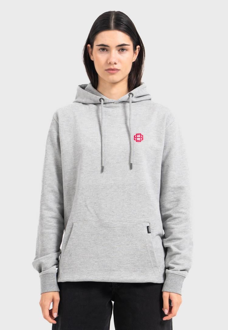 OLDSKULL OLDSKULL Retro Cherry Chaser Logo Graphic Hoodie - Heather Grey - 4 | SportScheck