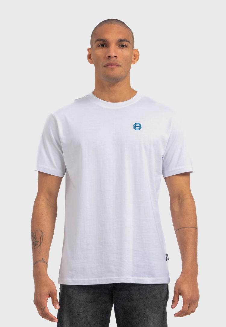 OLDSKULL OLDSKULL Retro Pixel Wave Logo Graphic Printshirt Herren - White - 2 | SportScheck