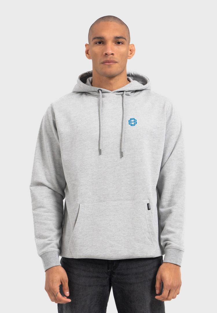 OLDSKULL OLDSKULL Retro Pixel Wave Logo Graphic Hoodie - Heather Grey - 2 | SportScheck