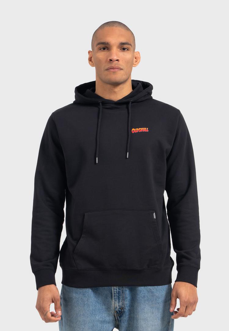 OLDSKULL OLDSKULL Retro Pixel Lady Logo Graphic Hoodie Herren - Black - 2 | SportScheck