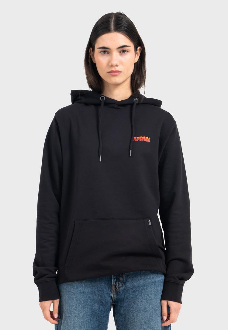 OLDSKULL OLDSKULL Retro Pixel Lady Logo Graphic Hoodie Herren - Black - 4 | SportScheck