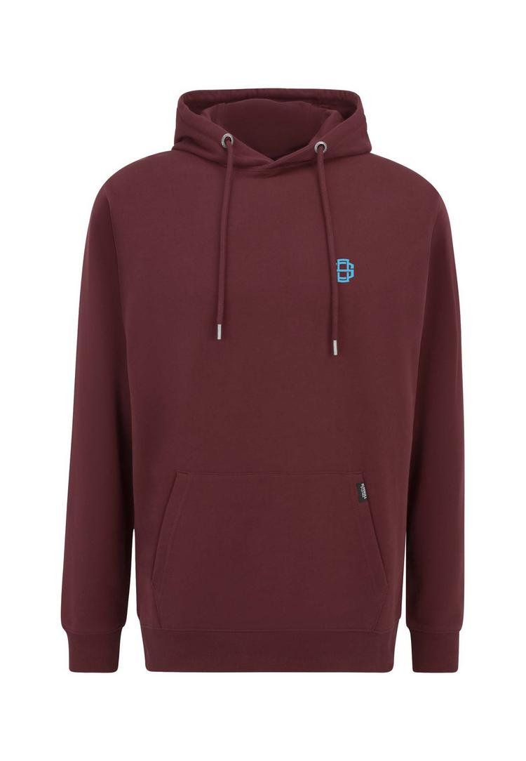 OLDSKULL OLDSKULL Retro Pixel Wave Logo Graphic Hoodie - Burgundy - 0 | SportScheck