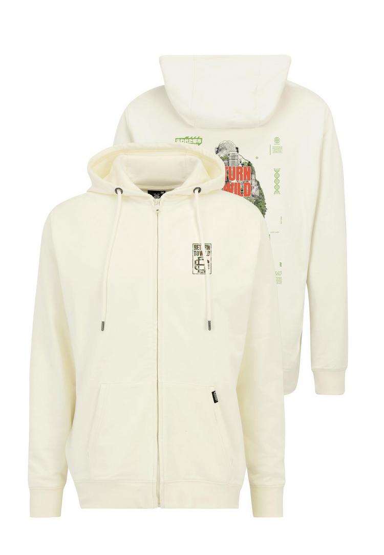 OLDSKULL OLDSKULL Wrldvibe Urban Jungle Graphic Sweatjacke Herren - Off White - 0 | SportScheck
