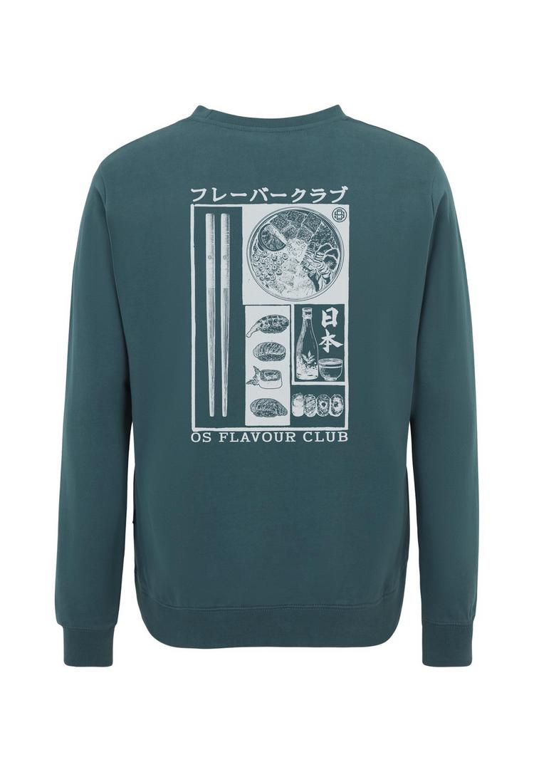 OLDSKULL OLDSKULL Asian Flavour Club Umami Sweatshirt Herren - Dark Green - 0 | SportScheck