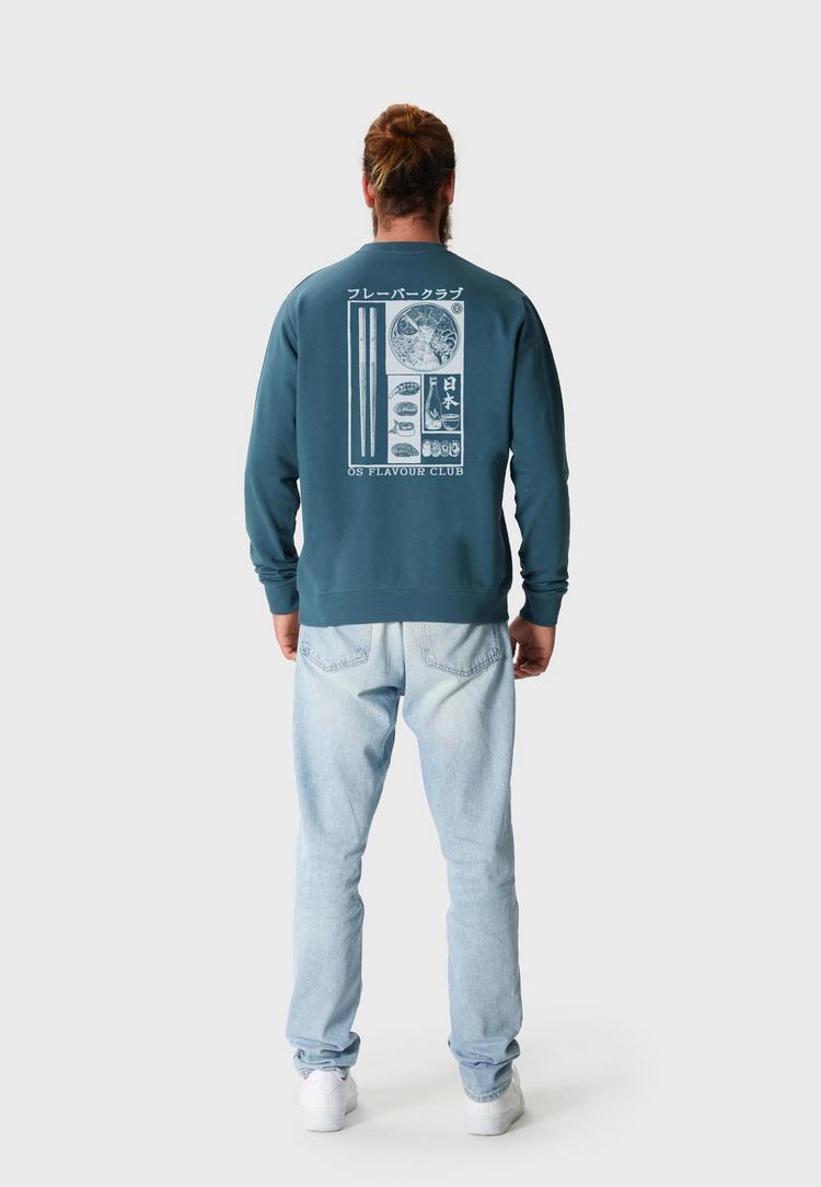 OLDSKULL OLDSKULL Asian Flavour Club Umami Sweatshirt Herren - Dark Green - 3 | SportScheck