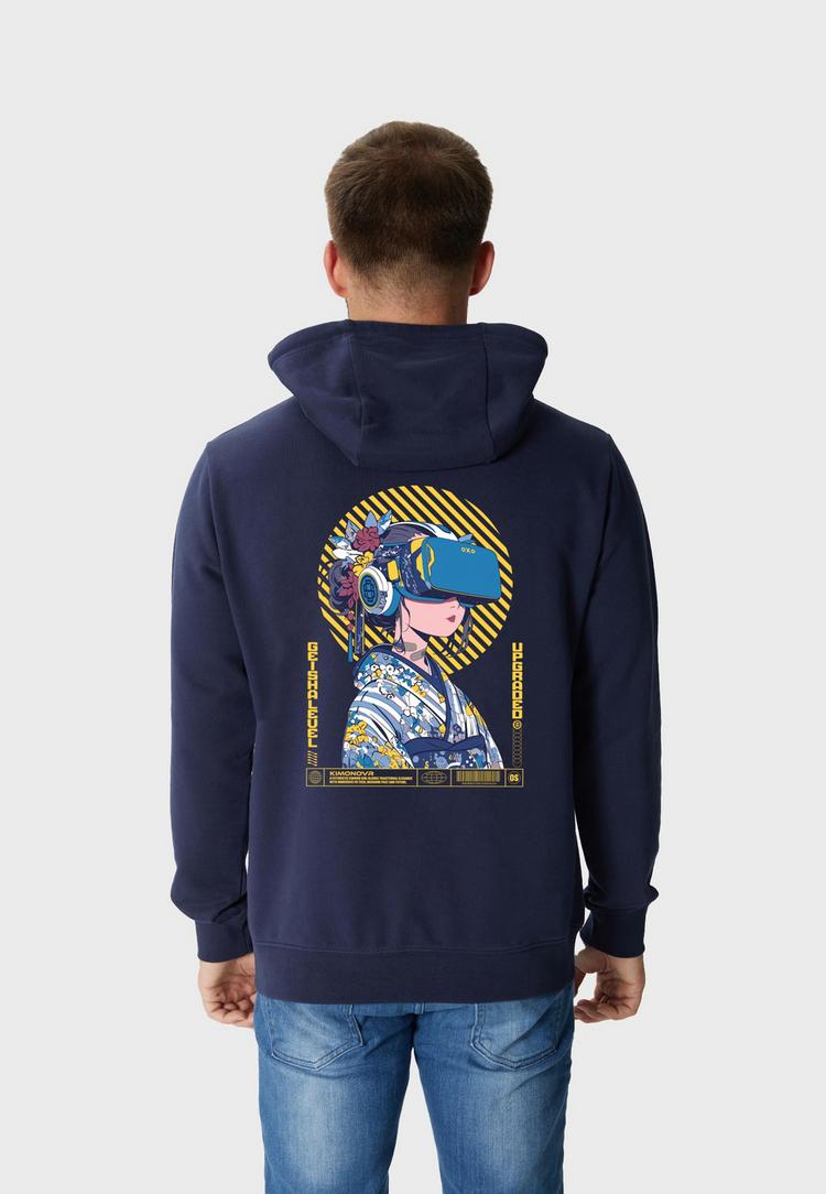 OLDSKULL OLDSKULL Asian Virtual Logo Graphic Sweatjacke Herren - Navy Blue - 0 | SportScheck
