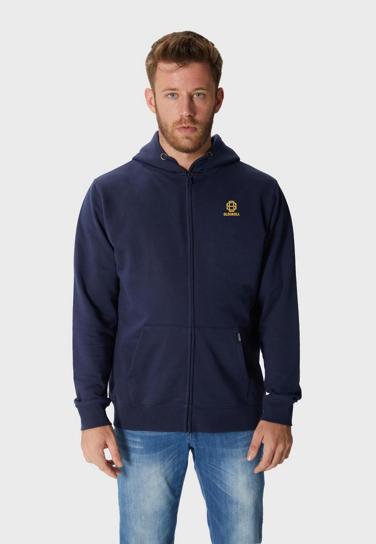 OLDSKULL OLDSKULL Asian Virtual Logo Graphic Sweatjacke Herren - Navy Blue - 2 | SportScheck
