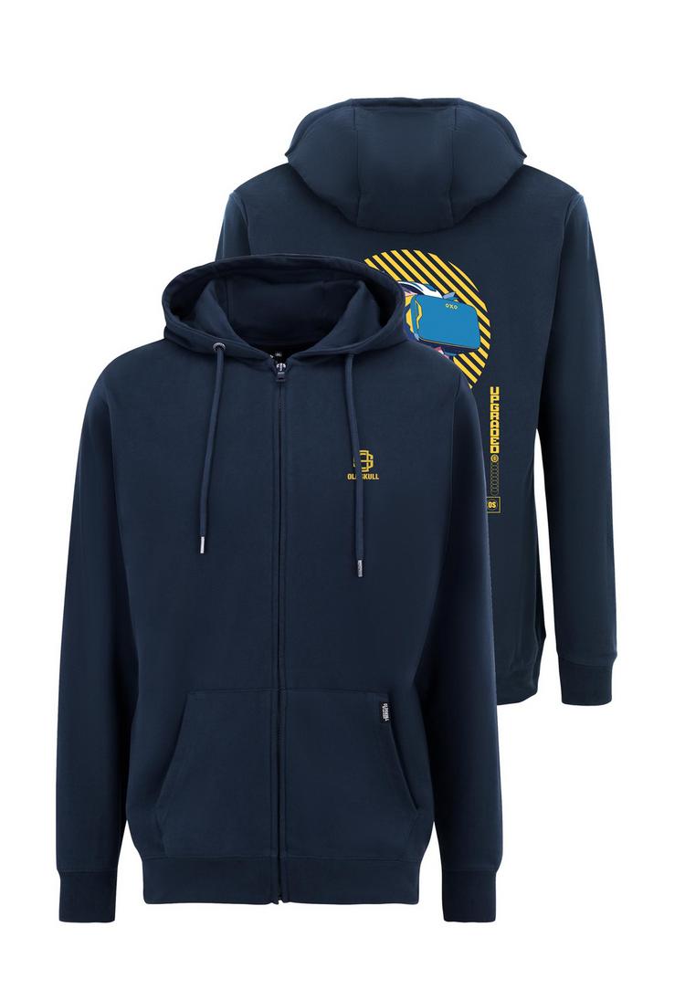 OLDSKULL OLDSKULL Asian Virtual Logo Graphic Sweatjacke Herren - Navy Blue - 0 | SportScheck
