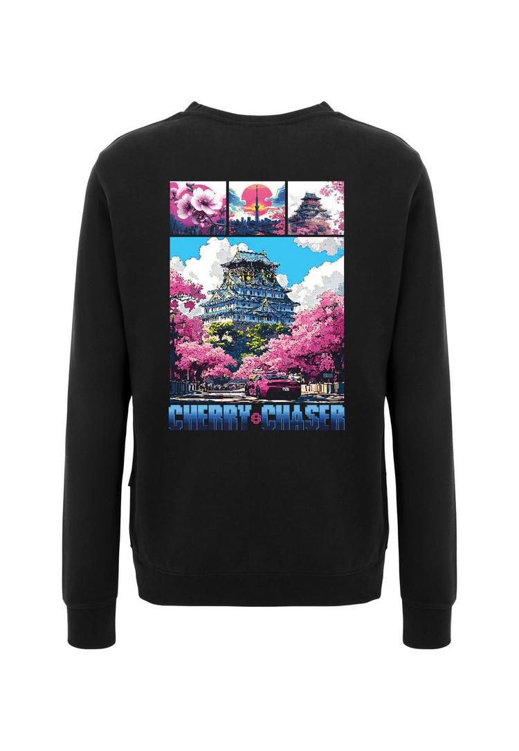 OLDSKULL OLDSKULL Retro Cherry Chaser Logo Graphic Sweatshirt Herren - Black - 0 | SportScheck