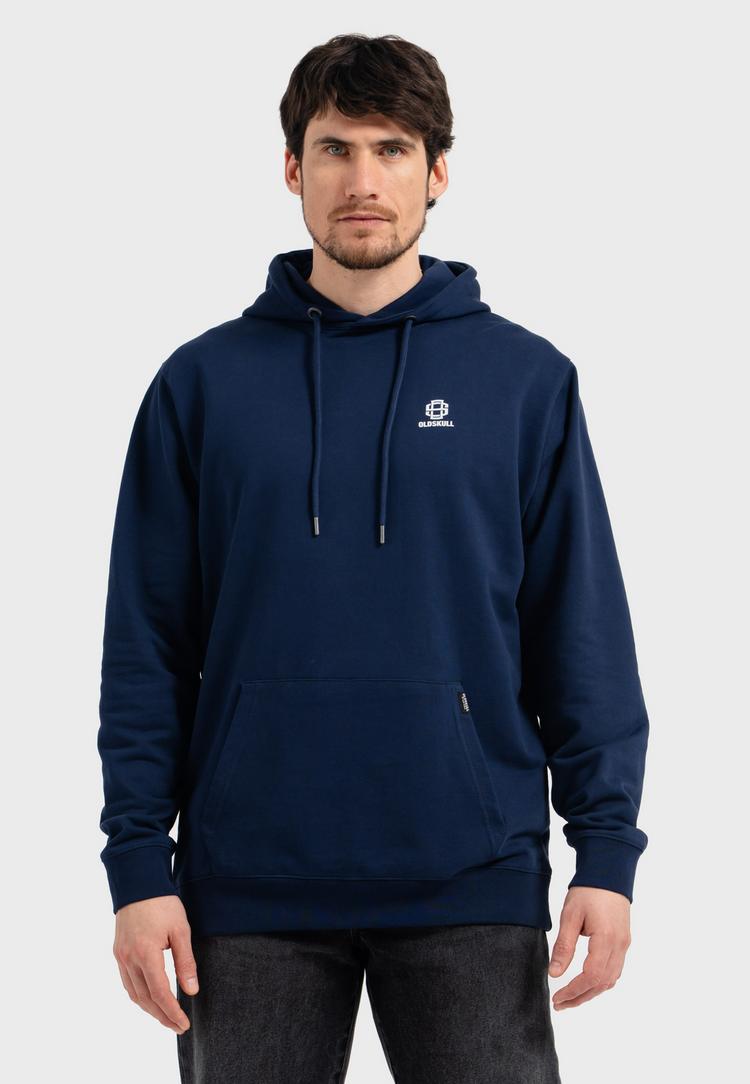 OLDSKULL OLDSKULL Basic Oldskull 25 Logo Hoodie - Navy Blue - 0 | SportScheck