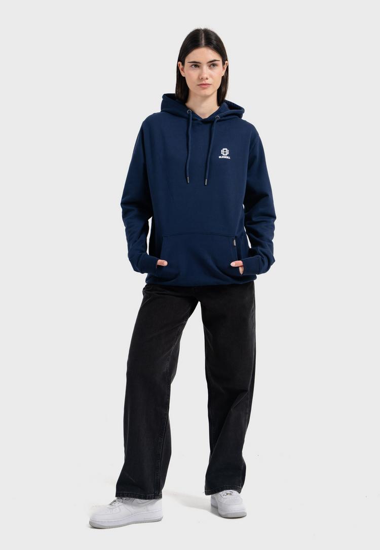 OLDSKULL OLDSKULL Basic Oldskull 25 Logo Hoodie - Navy Blue - 3 | SportScheck