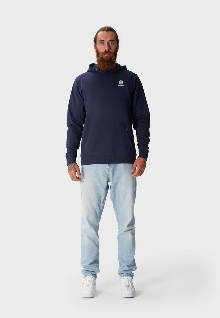OLDSKULL OLDSKULL Basic Oldskull 25 Logo Hoodie - Navy Blue - 5 | SportScheck