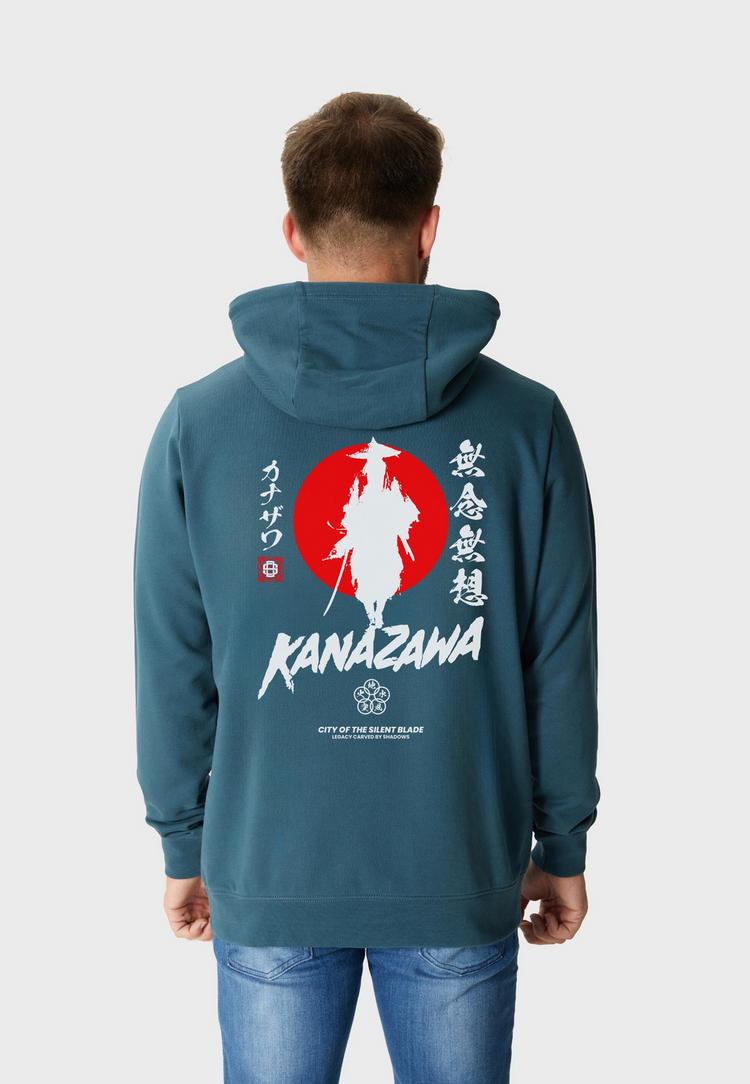 OLDSKULL OLDSKULL Asian Silent Blade Kanazawa Graphic Hoodie Herren - Dark Green - 1 | SportScheck